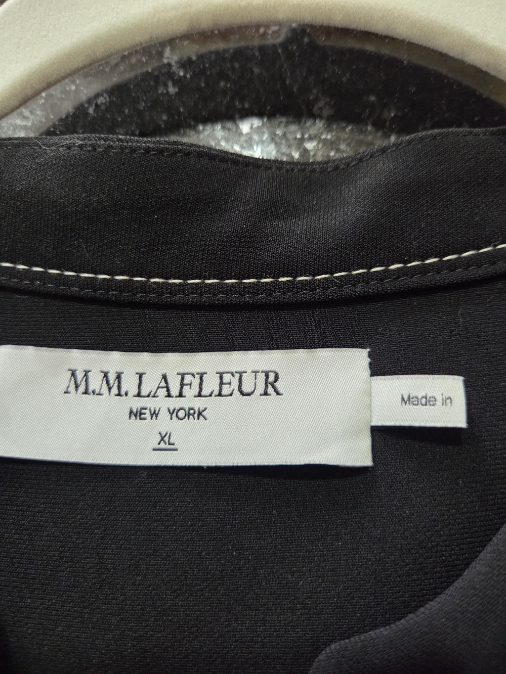 MM LaFleur Black Midi Dress with Contrast Stitching - XL - Picture 8 of 14